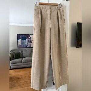 Babaton Beige Women's Trousers